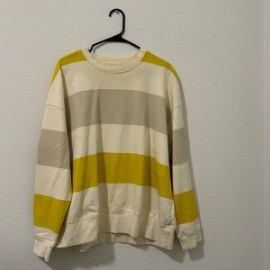 🔴DONATED🔴ZARA Stripe Light Sweatshirt